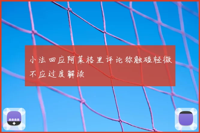 小法回应阿莱格里评论称触碰轻微不应过度解读